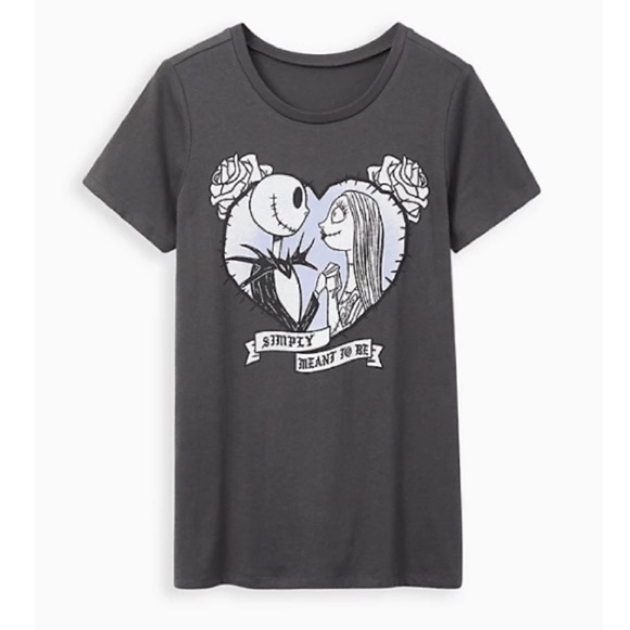 CLASSIC FIT CREW TEE - NIGHTMARE BEFORE CHRISTMAS VINTAGE BLACK - Picture 1 of 6